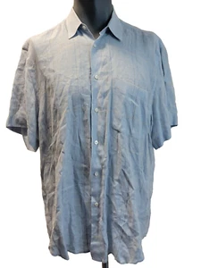 Camisa Brioni Para Hombre Talla Grande Rayas Informal Abotonada - Imagen 1 de 10
