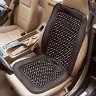 Comfy Massage Back Black Wooden Bead Beaded Seat Cover Cushion Car Van & Lorry