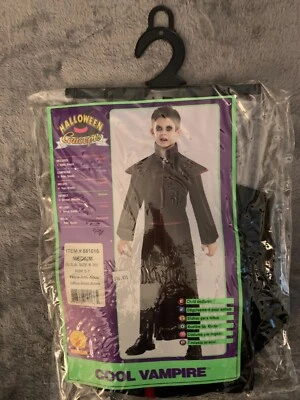 Rubies COOL VAMPIRE Costume Robe and Brooch Boys Size 8-10 NWT - Image 1 of 4