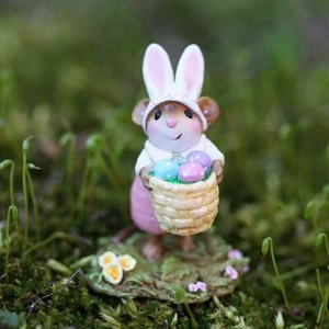 Miniatura Wee Forest Folk M-719a - Hoppy Easter Girl - Imagen 1 de 1