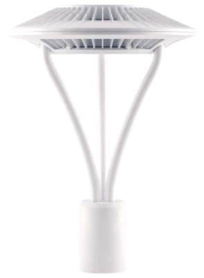 RAB LED WHITE POST TOP LIGHT, 8,335 LUMENS, 78 WATTS, 5000K, ALED5T78W - Image 1 of 2