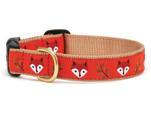 Up Country - Dog Puppy Design Collar - Made In USA - Foxy - XS S M L XL XXL