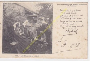 Theodore Botrel Song The Broken Thread 2nd Verse Ca1901 - Picture 1 of 2