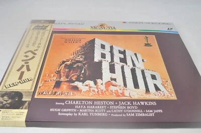 @ SakuraDo @ Near Mint! @ 1986 Ben-Hur G168F5536 Extended Play 3 Laser Disc Set - Image 1 of 4