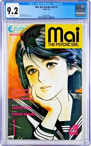 Mai, the Psychic Girl #1 CGC 9.2 (May 1987, Eclipse) Viz Comics, Kazuya Kudo - Picture 1 of 2