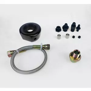 VTEC Head Conversion Kit - LS B18 B20 Aluminum Adapter Plate Sandwich Set Black - Picture 1 of 15