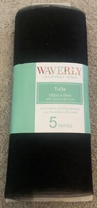 Waverly Inspirations Black Tulle 5 Yards - Picture 1 of 2