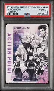 Union Arena Hashira Action Point Holo PSA 10 GEM MINT - Picture 1 of 5