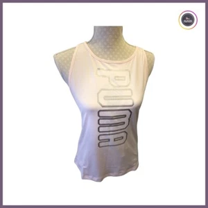 Puma Women Ladies Gym Top Pink Vest Tank dryCell training vest pearl - UK 8 - Picture 1 of 12