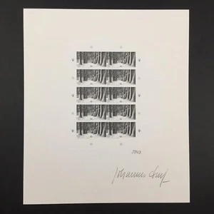 Briefmarken-Kunstedition Deutsche Post 2004 WINTERSTIMMUNG BAUM EICHE SELTEN!! - Bild 1 von 6