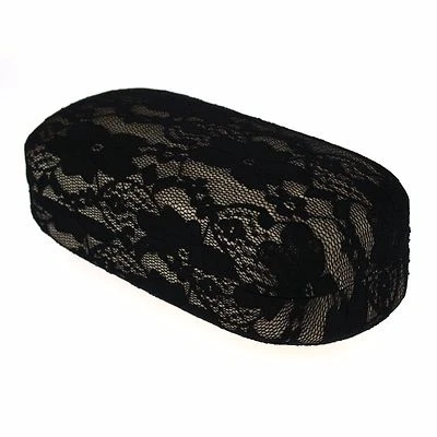 PASTL Sunglasses & Glasses Protective Hard Case Rectangular Lace Black - Image 1 of 3