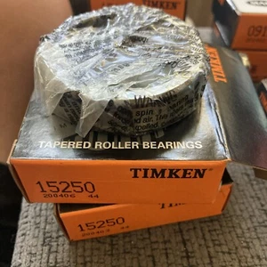 Lot Of 2 TIMKEN 15250 TAPERED ROLLER BEARING CUP 2.5000 in OD, 0.6250 in Width - Picture 1 of 4