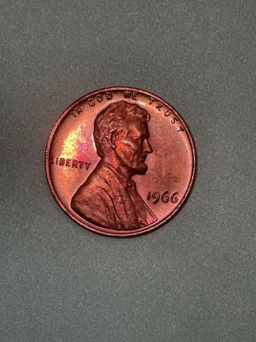 1966 Lincoln Memorial Cent Double Die Reverse Error DDR - FS-801 - Very RARE ! Cover