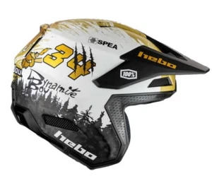HEBO CASCO TRIAL CARBONIO LIMITED EDITION TONY BOU tg.S. anche altre taglie - Foto 1 di 6