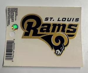 St. Louis Rams Static Cling Decal - 3”x4”- St. Louis Rams Sticker (Los Angeles) - Picture 1 of 1