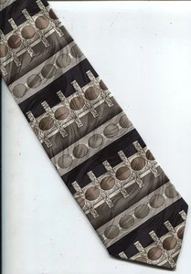 NUEVA CORBATA CLÁSICA GIORGIO BRUTINI 100% SEDA CUELLO CORBATA GEOMÉTRICA REGALO DE VACACIONES - Imagen 1 de 1