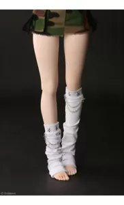 DOLLMORE 1/3 BJD Acc SD - Chain+Star Leg Warmer (White) - Picture 1 of 4