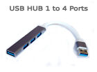 Divisor de concentrador de 4 puertos: adaptador USB 3.0 de alta velocidad...