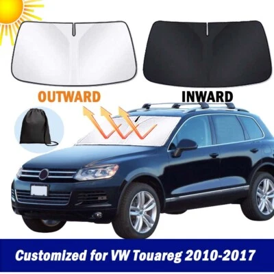Nuevo Parabrisas Grueso Plegable Parasol para Volkswagen Touareg 7P 10-17 Bloque UV Foto 1 de 4