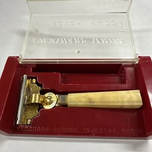 Vintage Schick Injektor Sicherheitsrasierer spezieller Bakelitgriff - Bild 1 von 4