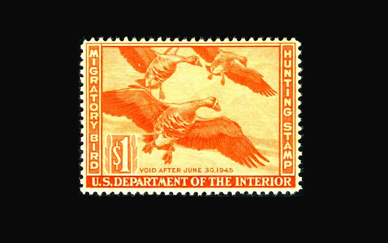 USA Federal Duck Stamp-Mint OG&H, VF/XF S#RW11 Very lightly hinged - Image 1 of 1