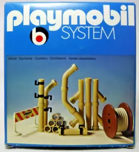 Playmobil Bau Vintage 3205 Anlage Kanalisation Rohre & Schläuche selten 1975 Neu in OVP/B4 - Bild 1 von 3