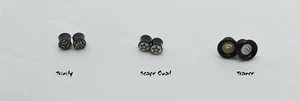Paar 1/2" 12 mm Bio handgeschnitzte Horn Sattel Plugs Handarbeit Ohrring - Bild 1 von 20
