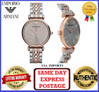 Emporio Armani Ar1840 Gianni T-Bar Silver, Rose Gold And Grey Womens Wrist Watch
