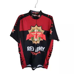 World Jerseys Red Army Vodka Radtrikot Größe M Kurzarm Fehler - Bild 1 von 9