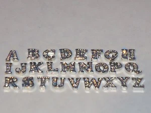 Floating Locket Charm Charms Owl New Jewelry complete Alphabet Letters Letter - Picture 1 of 1