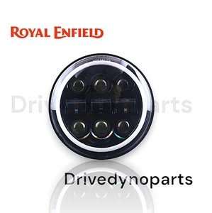 Royal Enfield new 9 led headlight 7" for hunter 350 meteor 350 / thar / jeep - Picture 1 of 7