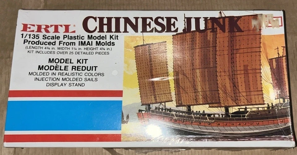 DE COLECCIÓN ERTL IMAI Chatarra China 1/135 8082 NUEVO Kit Modelo Sellado Foto 1 de 4