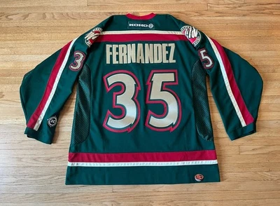 Minnesota Wild Authentic Manny Fernandez Vintage KOHO NHL Hockey Jersey Mens XL - Image 1 of 4