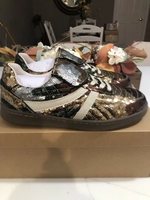 Steve Madden Madrid Camo Multi Women’s Sneakers (Size 7.5) - Image 1 of 4