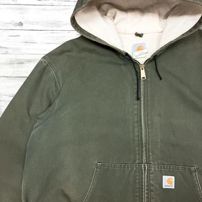 Parka Carhartt Duck Active verde caqui verde XL para hombre con estilo de Japón - Imagen 1 de 4