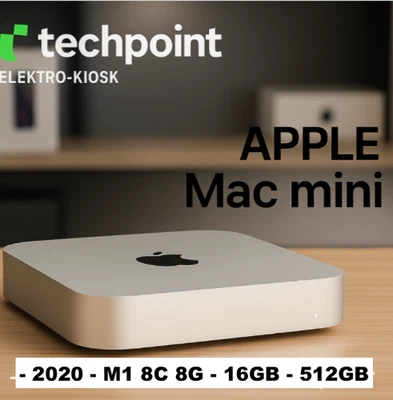  Apple Mac Mini Desktop - A2348 - 2020 - M1 8C 8G - 16GB - 512GB Pc Computer ✅ - Bild 1 von 4