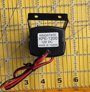 Kingstate KPE-1200 Cicalino piezoelettrico alto SPL 12V 105dB nuovo con scatola - Foto 1 di 5
