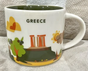 Starbucks You Are Here Series GREECE Coffee Mug 14oz RARE RETIRED 2019 Tea Cup - Picture 1 of 4