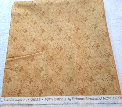 Tela Charlemange 20372 Deb Edwards Northcott oro amarillo pequeña floral 1 yarda Foto 1 de 3