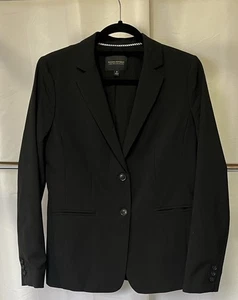 Banana Republic Damen eleganter schwarzer langer und schlanker Blazer Gr. 6 - Bild 1 von 5