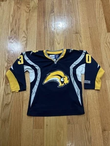 NHL CCM Official Jersey Buffalo Sabres Slug Home Youth League S/M Miller 30 - Picture 1 of 5