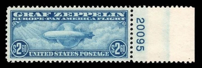 MOMEN: US #C15 PLATE SINGLE MINT OG NH PSE GRADED CERT XF-SUP 95 LOT #95493 - Image 1 of 3