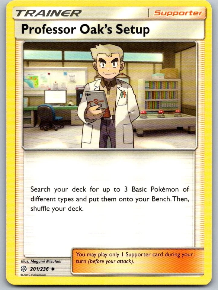 Professor Oak's Setup 201/236 Uncommon SM - Cosmic Eclipse - Image 1 of 2