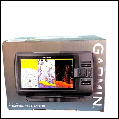 Garmin Striker Vivid 7SV 7" Fishfinder w/ GT52HW-TM Transducer New - Image 1 of 4