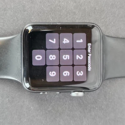 Apple Watch Series 5 44mm Aluminum Ceramic Case, 10N-X, Glass, GPS, WR-50M - Image 1 of 4