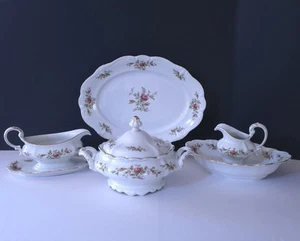 Antique Johann Haviland Bavaria Germany Porcelain Serving Dish Set of 5 - Picture 1 of 12