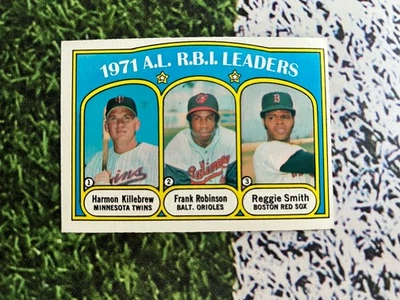 1972 Topps Baseball 1971 AL RBI Leaders #88 EX Condition Low Cost Shipping  - Image 1 of 2