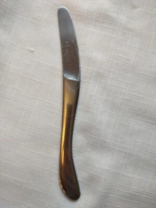 Lauffer Stainless Flatware Design One ~1~ Dinner Knife Modern Solid 7 7/8" - Picture 1 of 5