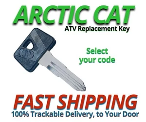 Arctic Cat Keys ATV Replacement Key Cut to your Code E59610-E69097 - Foto 1 di 3