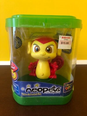 Juguetes Mynci Thinkway vintage 2003 Neopets activados por voz rojo mascota nuevos en caja Foto 1 de 4
